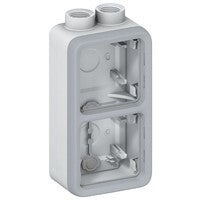 Legrand Plexo 2 verticale opbouwdoos 2 ingangen M20 - boven 69668