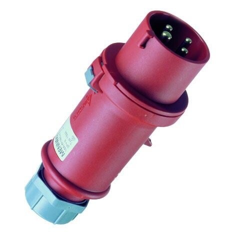 Mennekes Stekker 32A 4P 6H 400V rood - M164 Mks_M164
