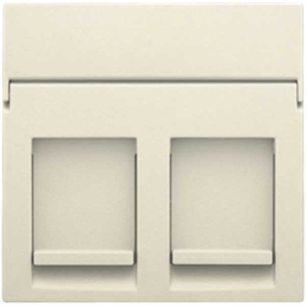 Niko Crème voor 2 x RJ11/RJ45  100-65200