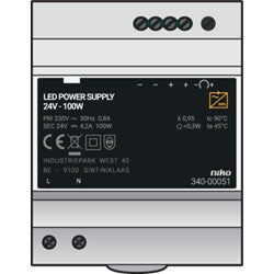 Niko Modulaire voeding 24 Vdc 100W 340-00051