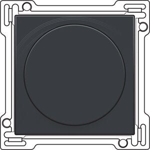 Niko Afwerkingsset voor draaiknop dimmer, Anthracite ref. 122-31000