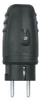 Rubberstekker 16A 2p+aarding NL2495