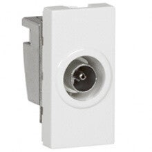 Legrand Mosaic TV aansluiting wit enkele module 078793