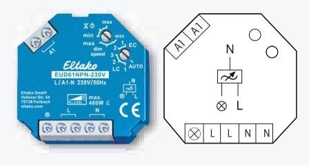 Eltako Universele inbouwdimmer 400w EUD61NPN-230V