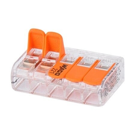 verbindingsklem compact model 5 x 0.2 - 4mm (25 stuks) 221-415