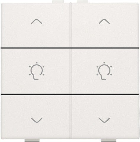 Niko Dubbele dimbediening White 101-51046