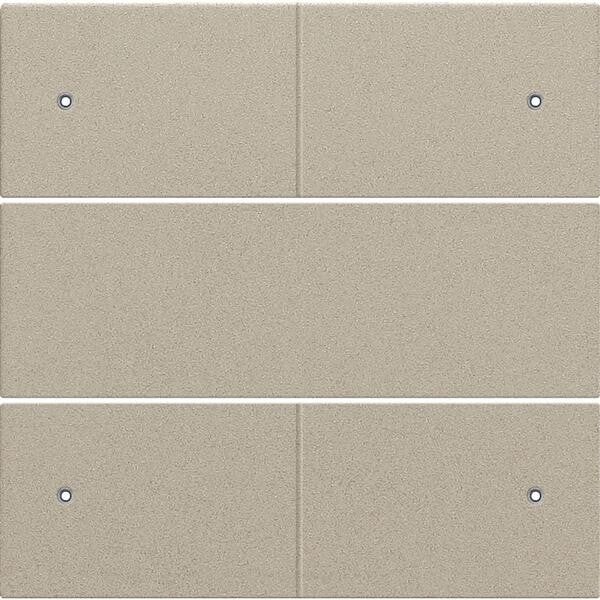 Niko Centraalplaat voor 4-voudige potentiaalvrije drukknop 24 V met leds champagne coated 157-40150