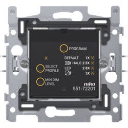 Niko Geconnecteerde dimmer, 3 – 200 W, 2-draads, 60 x 71 mm - 551-72201