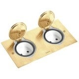 Legrand Vloerdoos 2x2 modules brons (dubbel) leeg 89712
