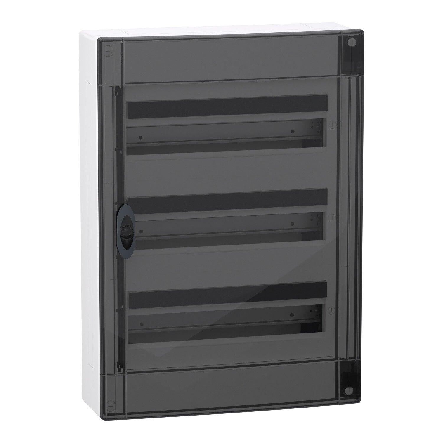 Schneider PrismaSeT XS - opbouw - 3 rijen - 18M - transparante deur - wit  LVSXM318