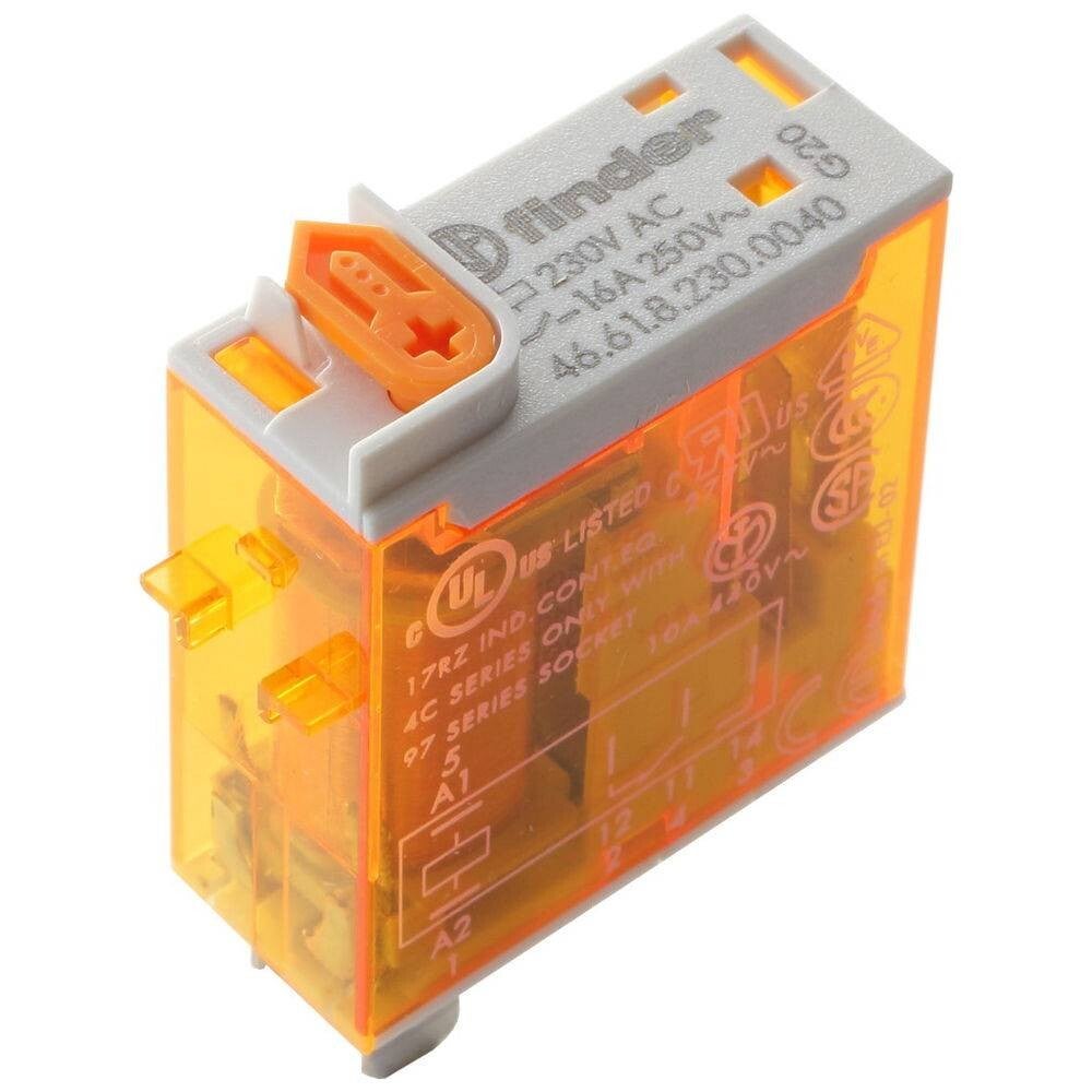 Finder Relais zonder voet 230 VAC - 16A - 1NO  46.61.8.230.0040