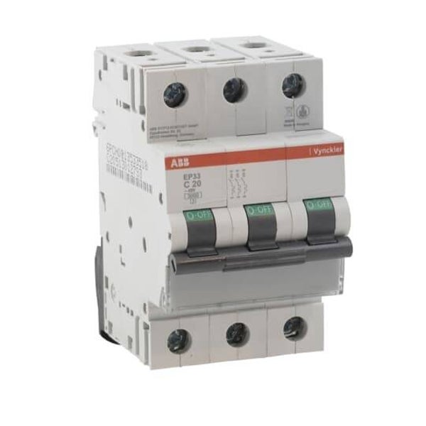 ABB Vynckier Automaat 3P - 32A - 3kA - curve C, EP33C32
