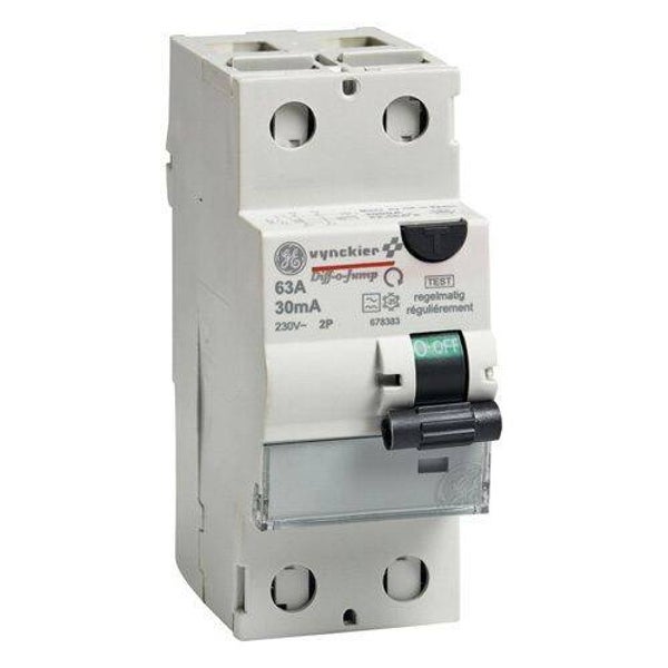 ABB Vynckier Diff-o-jump 2p 63A 30mA DOJA263030  604304