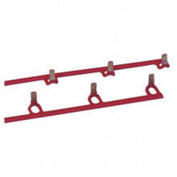ABB Vynckier Individueel geïsoleerde Kamgeleider 2P 18 mod - 1 stuk L N- L N 624869