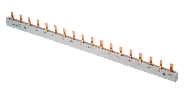 ABB Vynckier Kamgeleider ABB 2P 18 modules 10mm  BV-S 2/18/10