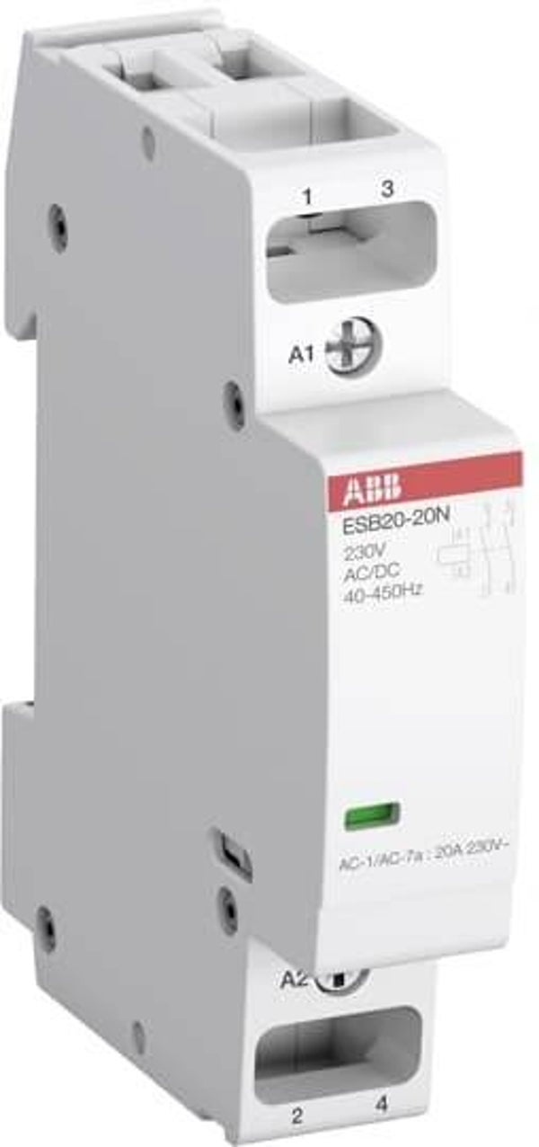 ABB Vynckier Relais, contactor 20A, 2 NO contacten, CTX2020230A  VYNCTX2020230A