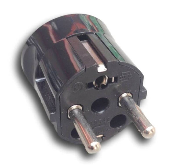 ABB Vynckier Stekker 16A 2P+A 16A zwart - Ref. 2CDB720008R0000 600604