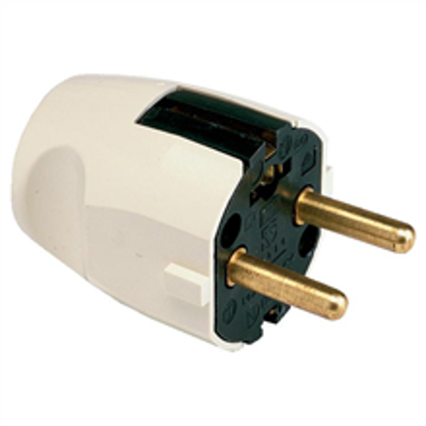 ABB Vynckier Stekker 2P+A 16A ivoor recht  601038