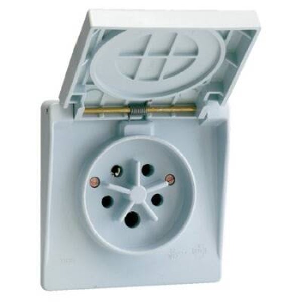 ABB Vynckier Waterdichte contactdoos 3P+N+A 32A IP44 Grijs VYN_600800