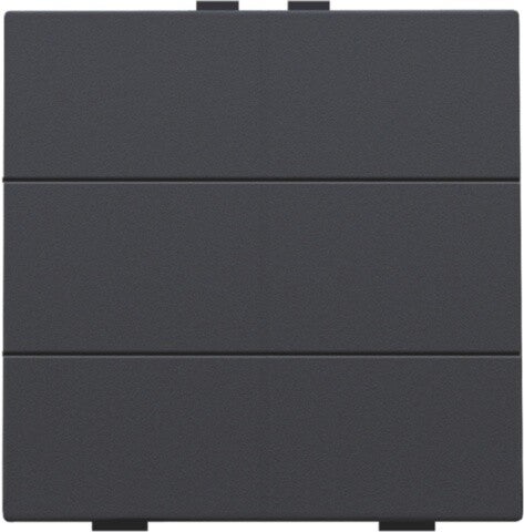 Niko Zesvoudige drukknop Anthracite 122-51006