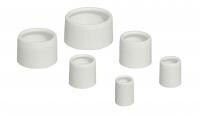 Helia PVC eindtul 20mm licht grijs per 10 stuks EC20