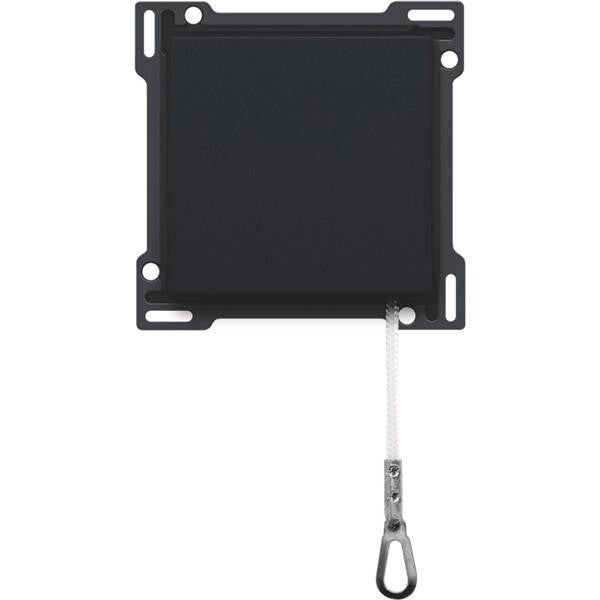 Niko Centraalplaat voor trekschakelaar 16A 250V AC, zwart 161-63606