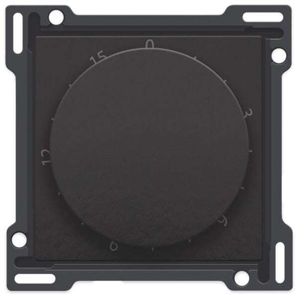 Niko Centraalplaat voor timer regelbaar tot 15 min piano black 200-64806