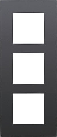 Niko Drievoudige verticale afdekplaat, kleur Intense anthracite Niko 122-76300