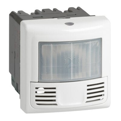 Legrand Mosaic aanwezigheidsdetector PIR + US wit met nulleider wit 078452