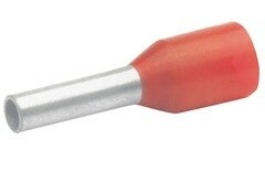 Klauke Adereindhuls 10mm per 100 stuks Rood 476/12