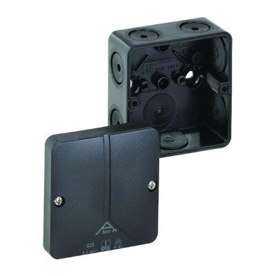 Spelsberg Zwarte aftakdoos 80x80x52 IP65  49190201