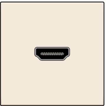 Niko Aansluiting HDMI - HDMI kleur Creme  100-69417