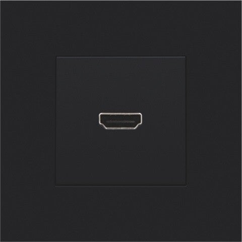 Niko Aansluiting HDMI - HDMI kleur black steel 161-69417