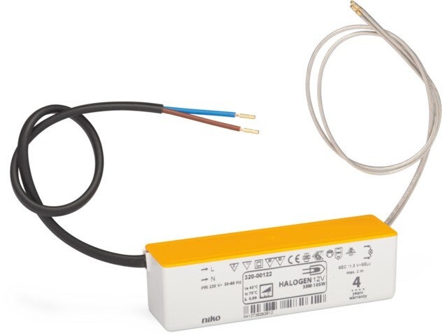 Niko Compacte Elektronische transformator 105W dimbaar  320-00122