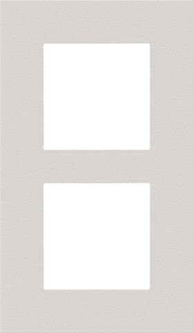 Niko Tweevoudige verticale afdekplaat, kleur Pure natural soft grey Niko 159-76200