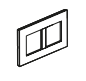 Legrand Valena Next Tweevoudige afdekplaat verticaal centerafstand 57mm wit -741108