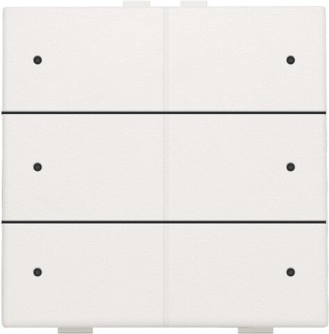 Niko Zesvoudige drukknop met led White 101-52006