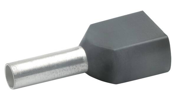 Klauke Dubbele adereindhuls 2x1,5 mm 100 stuks zwart  872/12