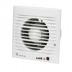 S&P WC/Badkamer ventilator 200m³ met Hygrostaat DECOR200CHZ