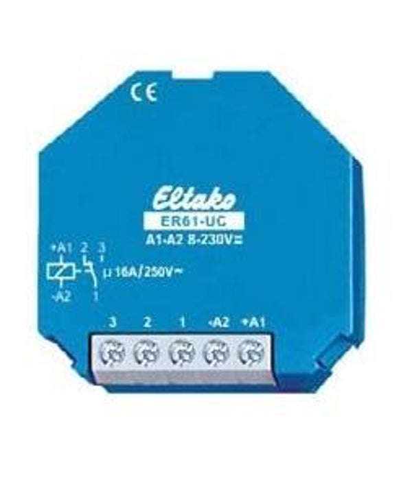 Eltako Inbouwstuurrelais 1 wisselcontact 10A - ER61-UC  ELT_ER61-UC