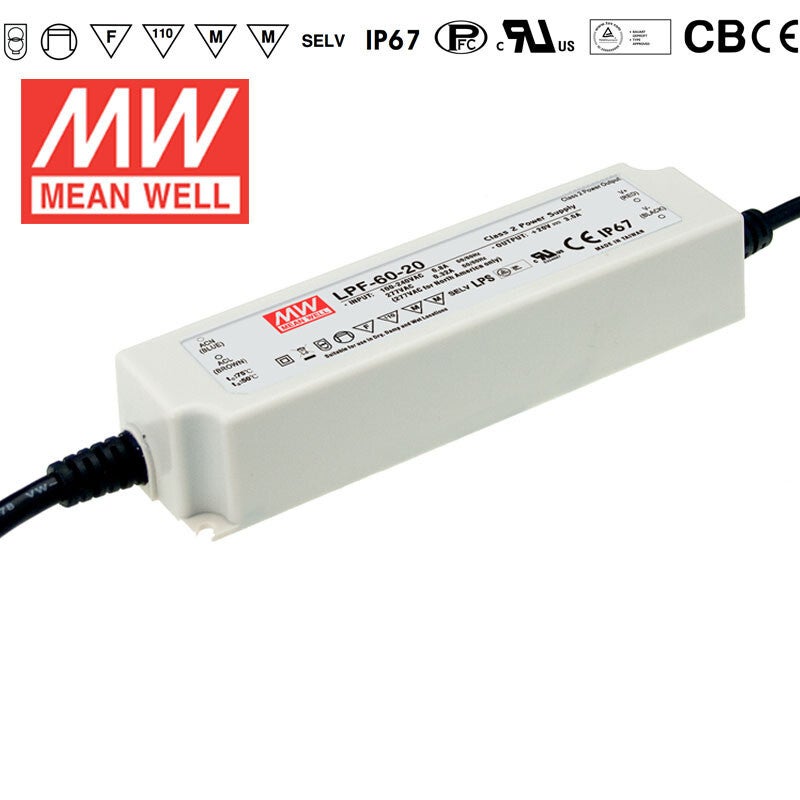 Meanwell LED driver 60W 20V  LPF-60-20
