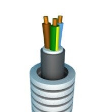 Preflex Flexibele buis met XVB 3G1,5 - rol 100m  FLEXXVB3G1,5_R100