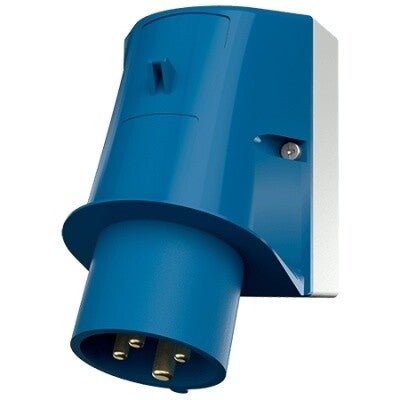 Mennekes Stekker Wandtoestel 32A 4P 9H 230V blauw IP44 - M347 MKS_347