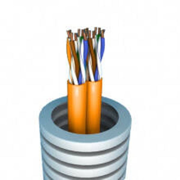 Preflex Ø25mm² met 2 x S/FTP Cat7 - rol 100m  FLEX2xFTPCAT7_R100