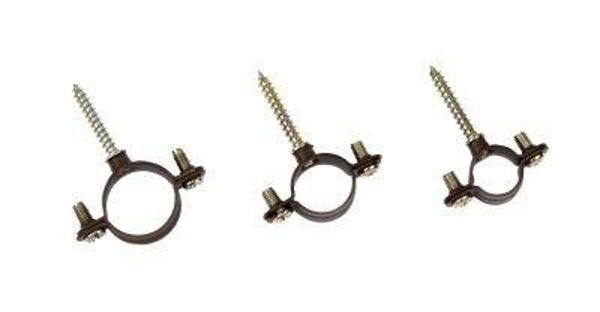 Fontini attache Rustic (buis Ø16mm) bruin per 5  FON_30816032