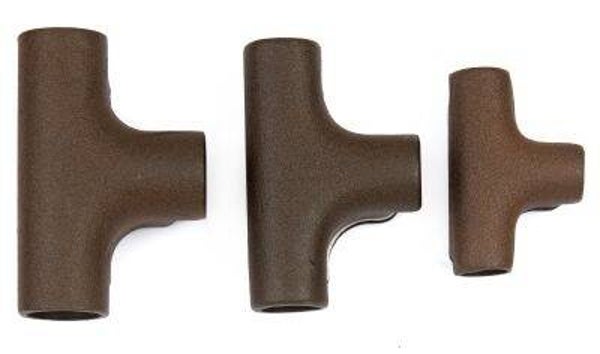 Fontini Metalen inspectie T-stuk Ø 16mm per stuk   FON_30616222