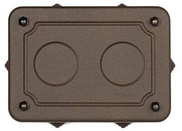 Fontini Retro aftakdoos metaal 175x125x50mm FON_30402222