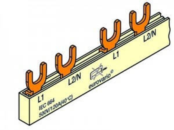 FTG Kamgeleider 2P vork 18 modules -D 10mm L N- L N E50.218.101