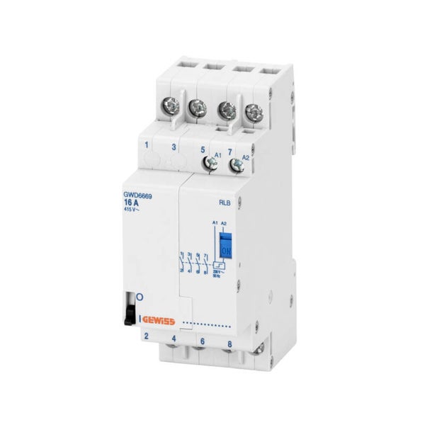 Gewiss Teleruptor - 16A - 4NO 230V ac - 1 module GWD6669