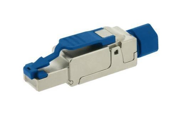 Gigamedia RJ45 TOOLLESS MODULAIR PLUG STP C6A 10G IP20 GRIJS MASSIEVEKABEL  PLUGIT10G